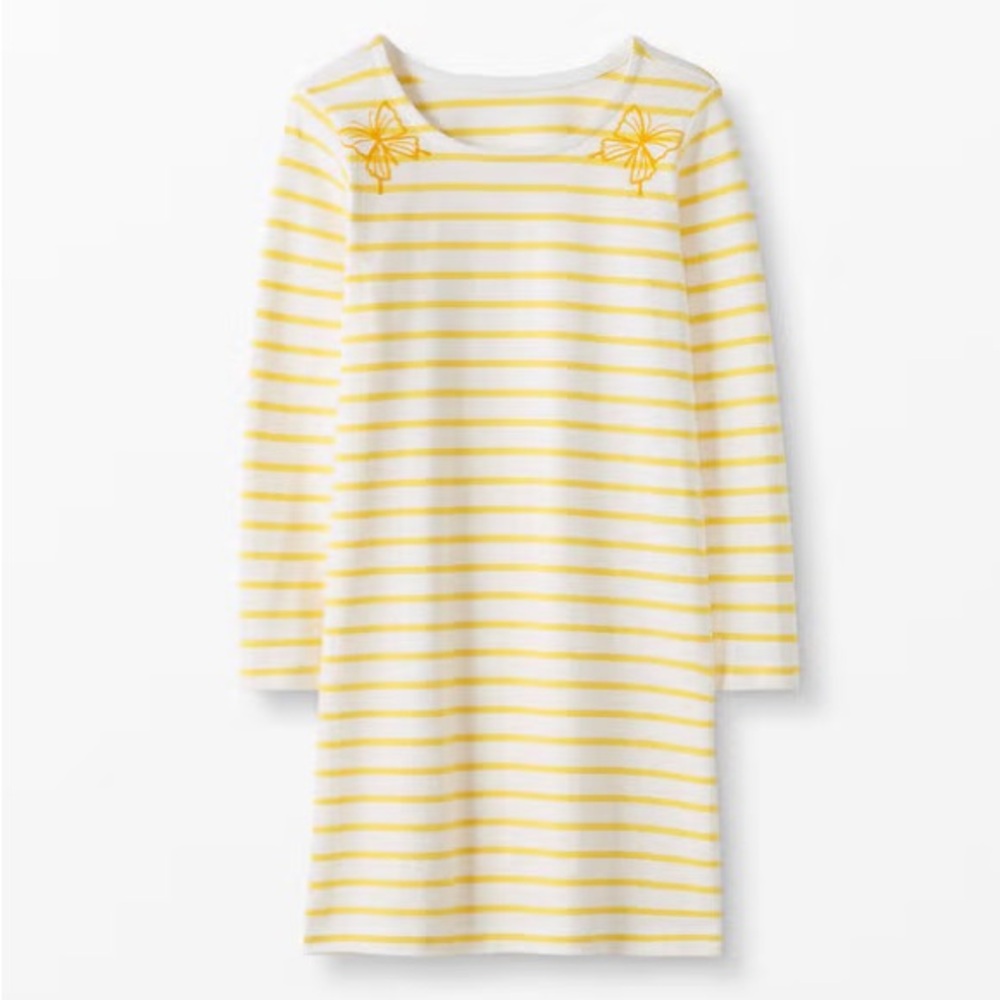 Hanna Andersson Girls Breton Art Dress